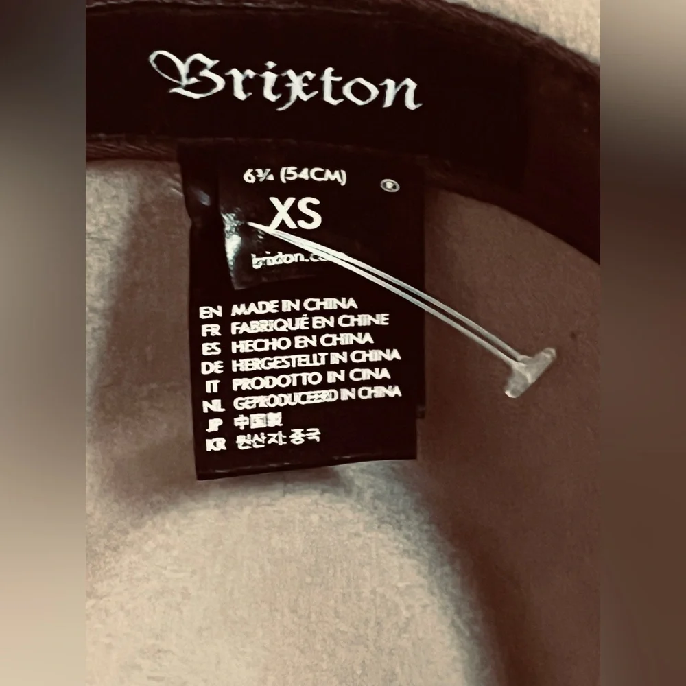 NWOT Brixton Wesley Wool Fedora